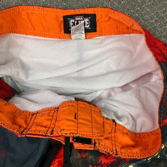 Vintage Y2K MMA Elite Board Shorts Swim Trunks Men's Medium Cobar Snake Dragon - Picture 6 of 12